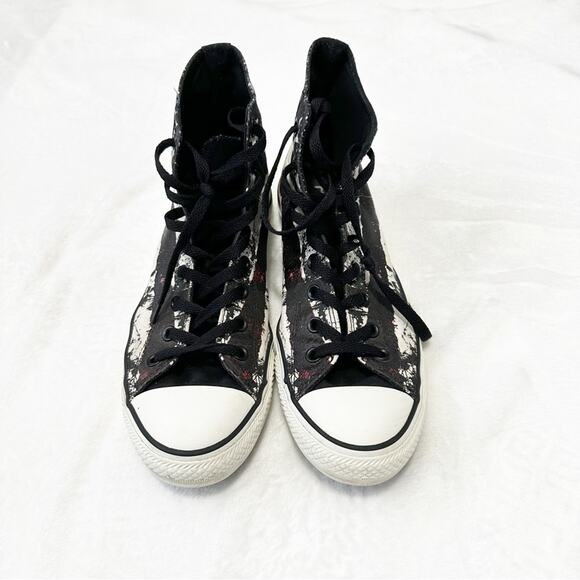 Converse destroyed flag chuck taylor all stars High-Top Sneakers size 11 black - Picture 7 of 11